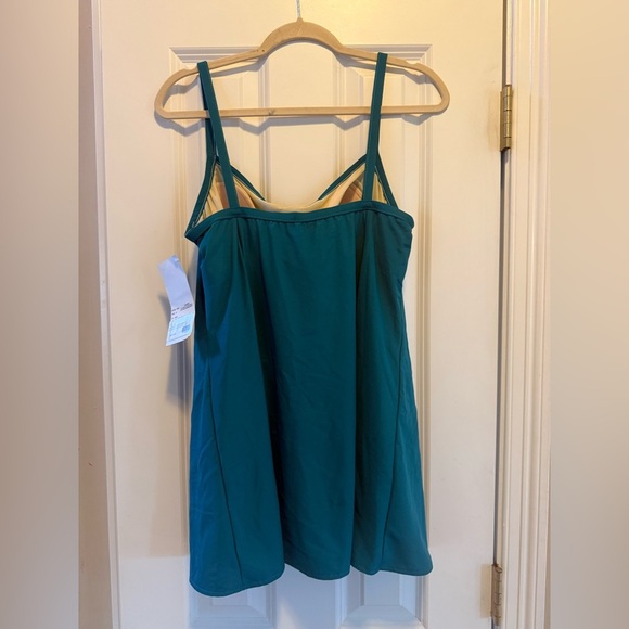 Castaways vintage jade green size 18 One Piece retro swimdress sailor chic - Picture 10 of 10